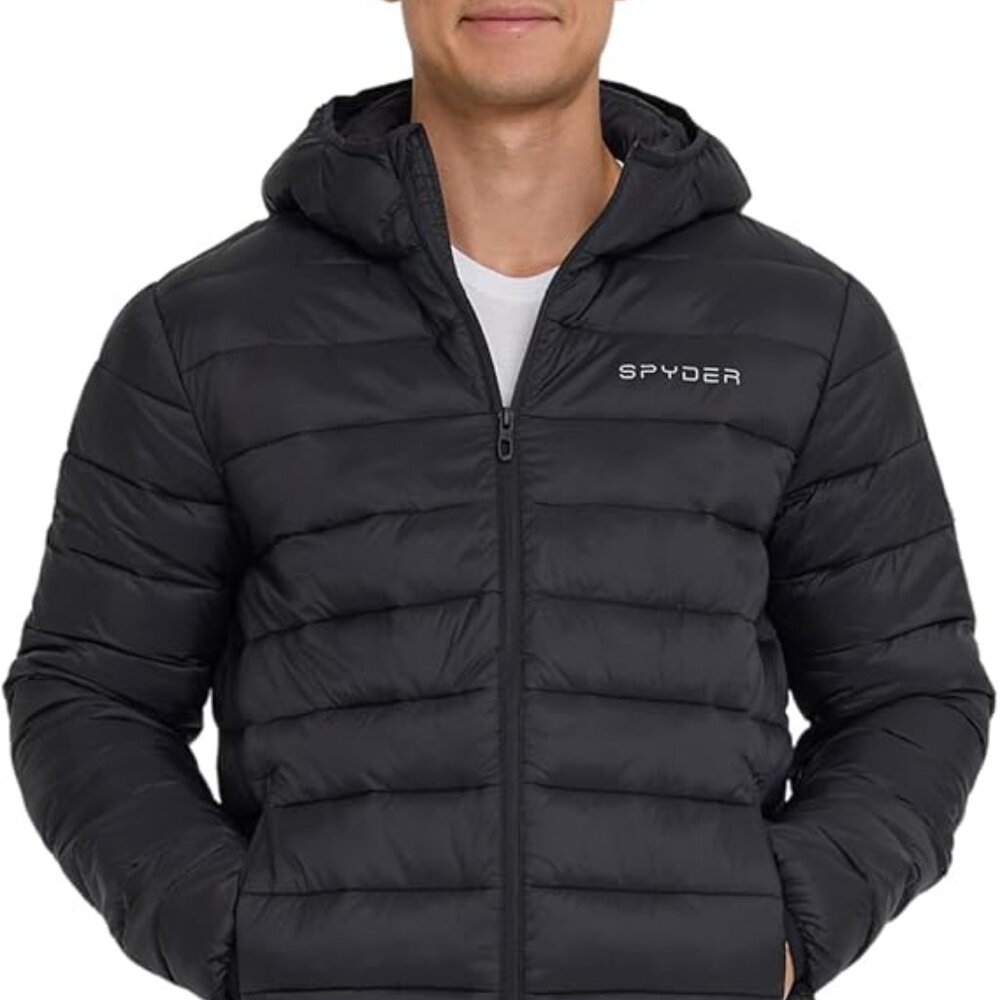 SPYDER Men's Lightweight Winter Puffer Jacket Large